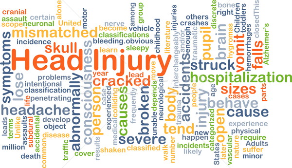 Head injury background concept Stock photo © kgtoh