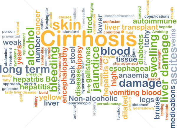 Cirrhosis background concept Stock photo © kgtoh