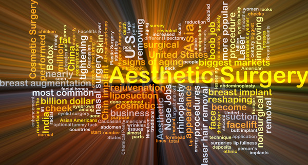 Aesthetic surgery background concept glowing Stock photo © kgtoh