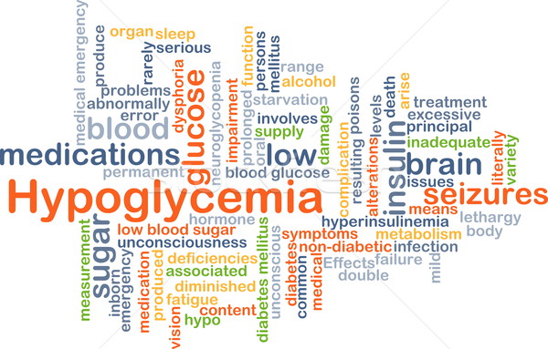 Hypoglycemia background concept Stock photo © kgtoh