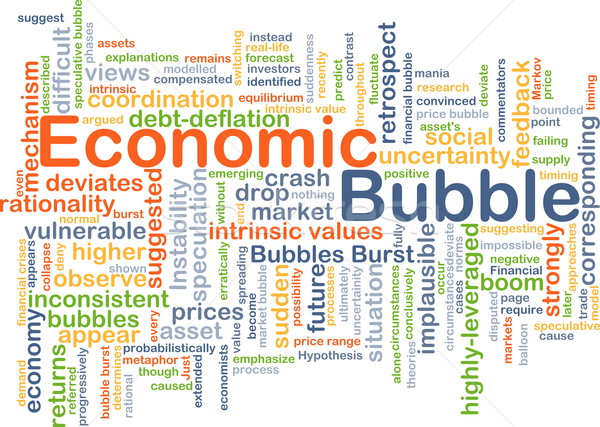 Stock photo: Economic bubble background concept