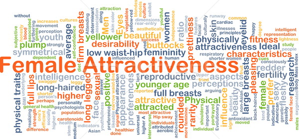 Female attractiveness background concept Stock photo © kgtoh