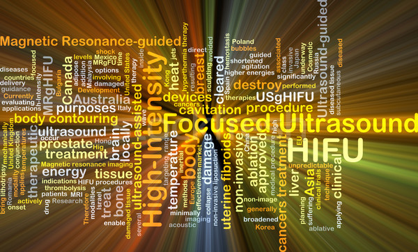 High-intensity focused ultrasound HIFU background concept glowin Stock photo © kgtoh