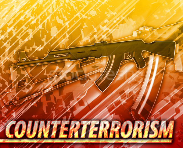 Counterterrorism Abstract concept digital illustration Stock photo © kgtoh