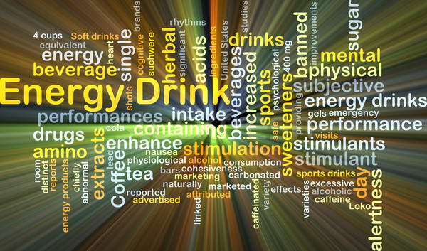 Energy drink background concept glowing Stock photo © kgtoh