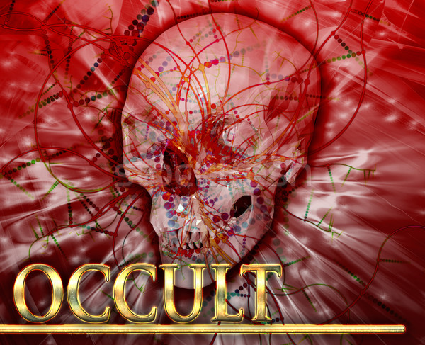 Occult Abstract concept digital illustration Stock photo © kgtoh