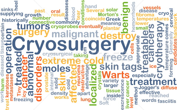 Cryosurgery background concept Stock photo © kgtoh