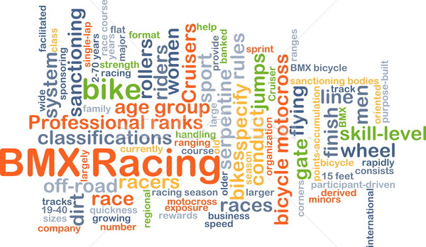 BMX racing background concept Stock photo © kgtoh