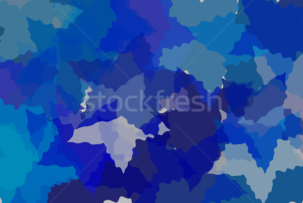 Foto stock: Abstrato · geométrico · estilo · azul · cor · papel