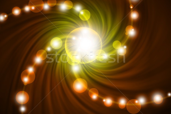 abstract line with swirl background Stock photo © Kheat