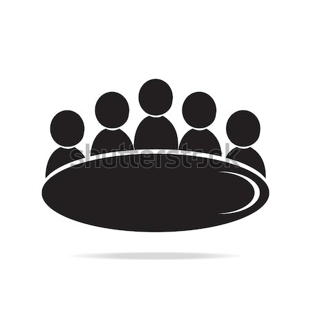 Meeting Business icon Stock photo © Kheat