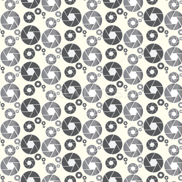 Camera shutter aperture pattern vector background Stock photo © Kheat