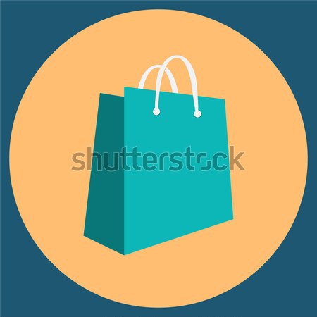 Shopping bag icon Stock photo © Kheat