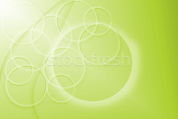 green abstract circle background Stock photo © Kheat