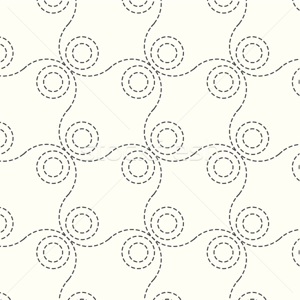 seamless vector pattern circle background Stock photo © Kheat