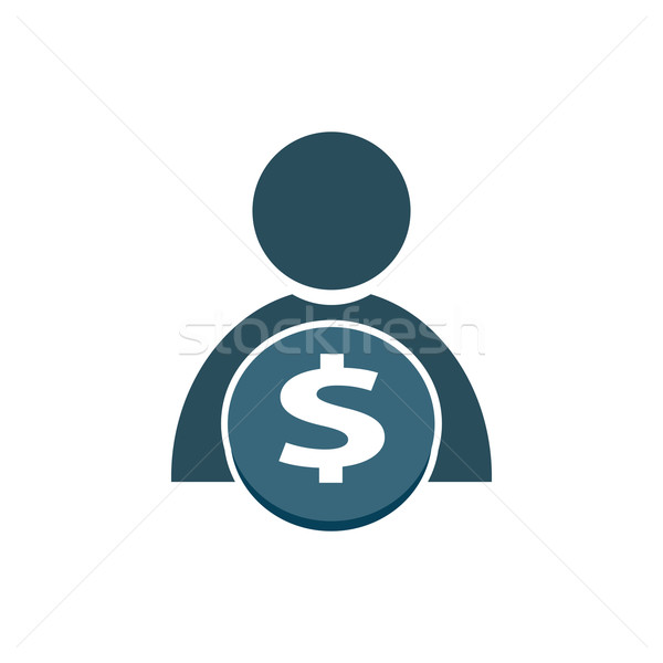 people with money icon, Stock photo © Kheat