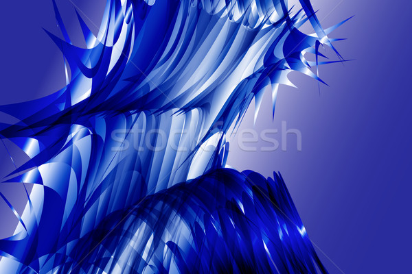 Blue splash lines abstract background Stock photo © Kheat