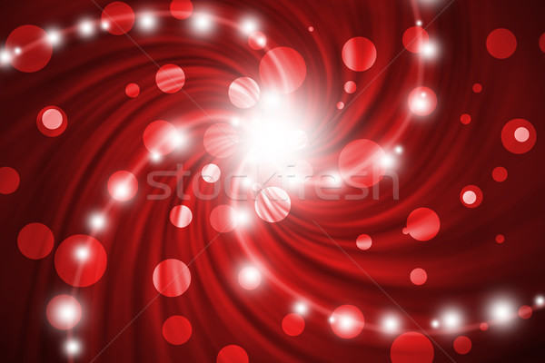 abstract line with swirl red background Stock photo © Kheat