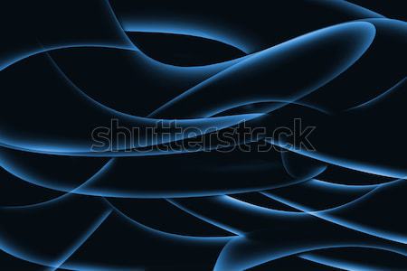 Azul abstrato linha curva fundo Foto stock © Kheat
