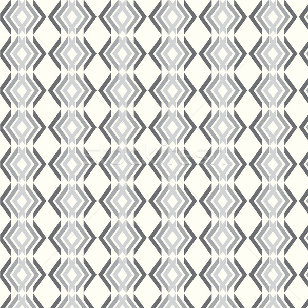 Vetor sem costura cinza padrão geométrico fundo Foto stock © Kheat
