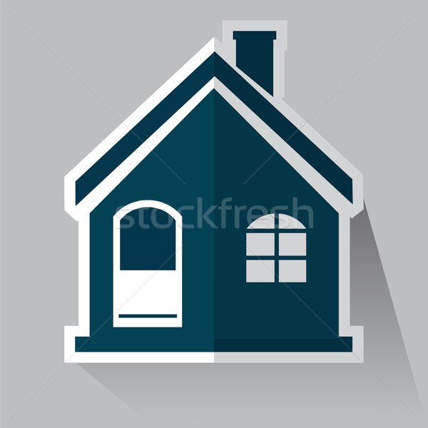 Building icon, house icon vector illustration Stock photo © Kheat
