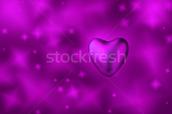 Pourpre coeur carte [[stock_photo]] © Kheat