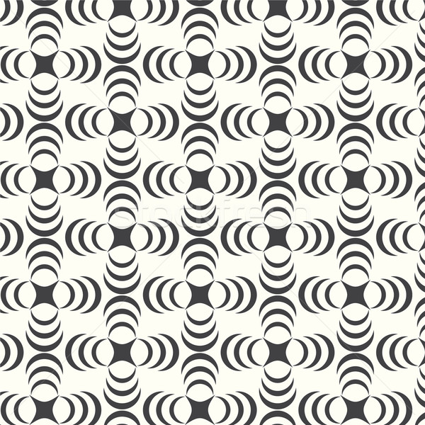 Vector seamless pattern geometric monochrome background Stock photo © Kheat