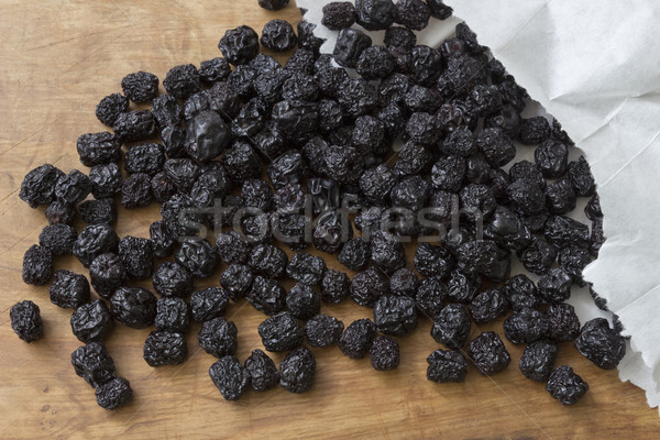 Séché table en bois fruits sur désert [[stock_photo]] © Kidza