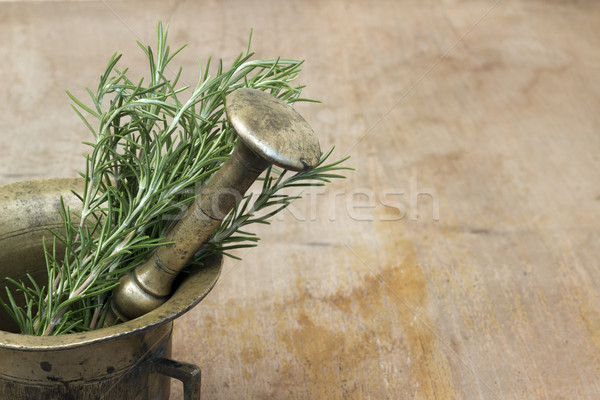 [[stock_photo]]: Romarin · fraîches · alimentaire · bois · nature