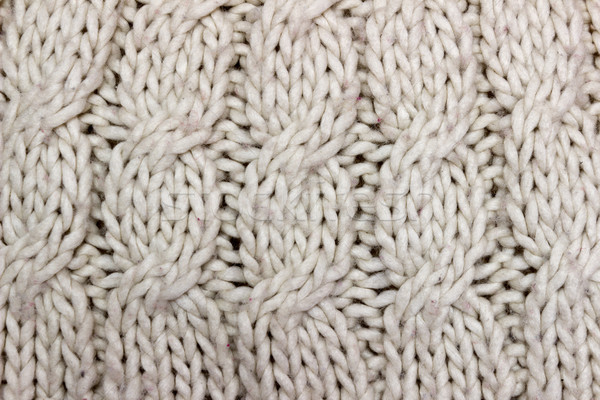 Tricoté laine naturelles blanche [[stock_photo]] © Kidza