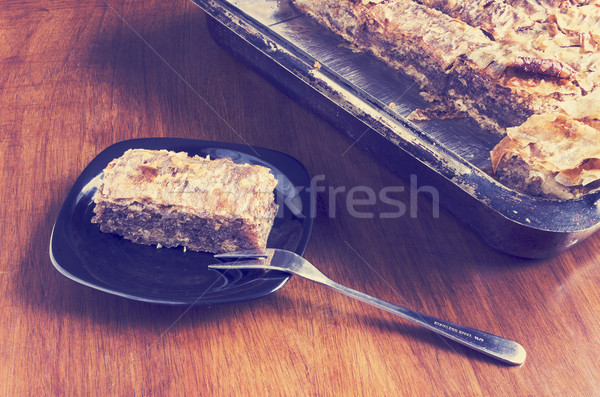 Pie with nuts Stock photo © Kidza