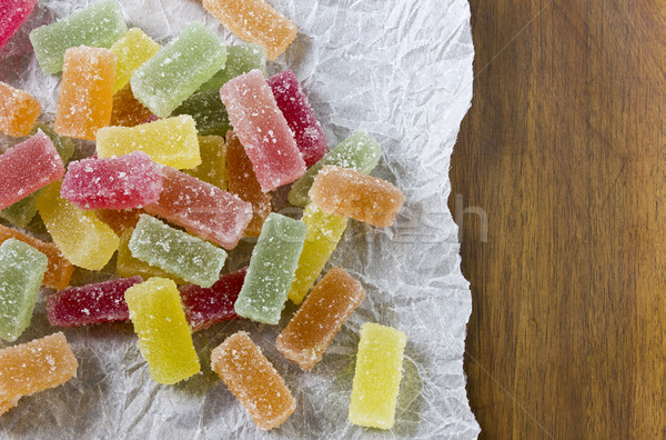 Colorful sweet jellies with sugar  Stock photo © Kidza