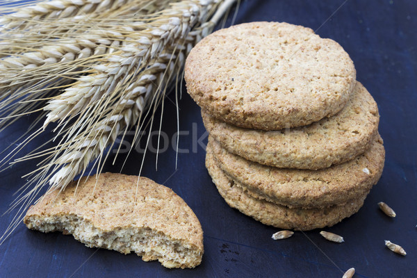 Grain cookies fraîches blé sombre groupe [[stock_photo]] © Kidza