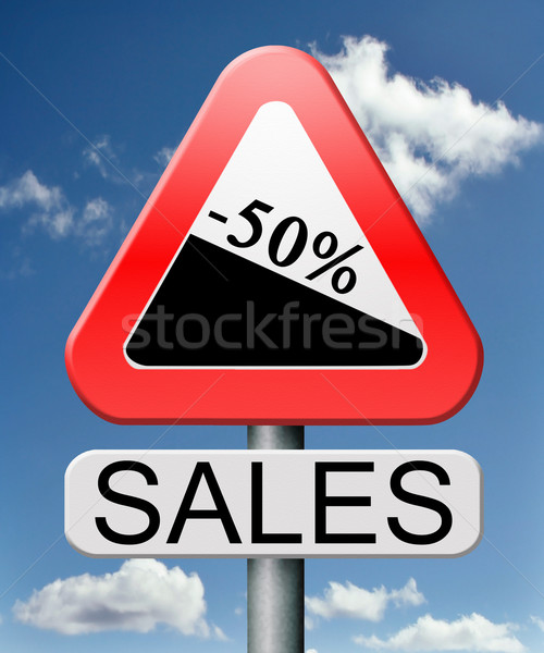 sales 50% off Stock photo © kikkerdirk