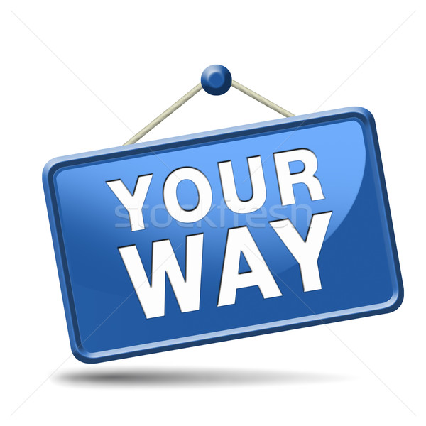 Stock photo: your way 