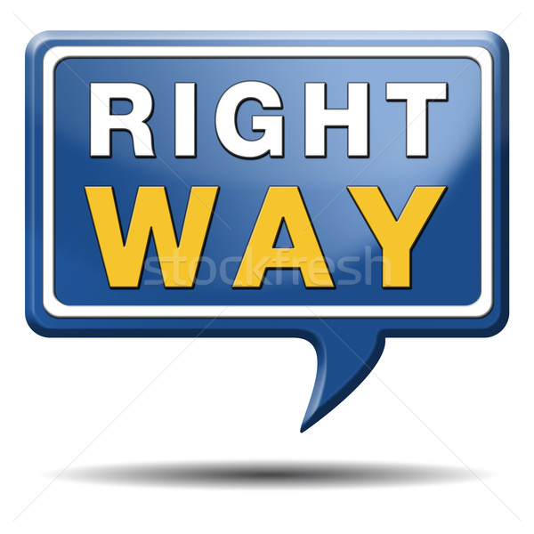 right way Stock photo © kikkerdirk