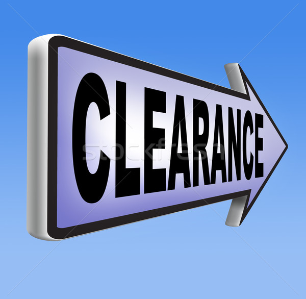 clearance Stock photo © kikkerdirk