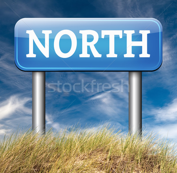 north sign Stock photo © kikkerdirk