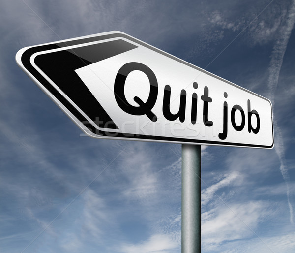 quit job Stock photo © kikkerdirk