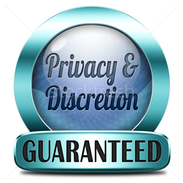 privacy and discretion Stock photo © kikkerdirk