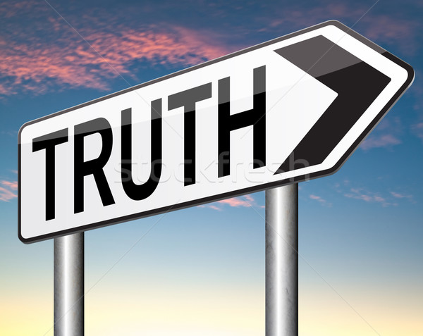 Stock photo: find truth