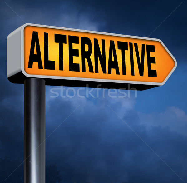 Alternativa elección elegir diferente segundo opción Foto stock © kikkerdirk