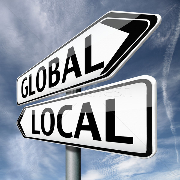 global or local Stock photo © kikkerdirk