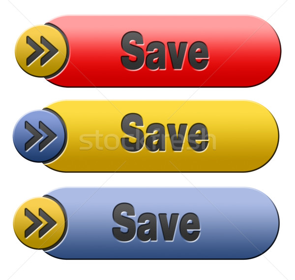 save button Stock photo © kikkerdirk