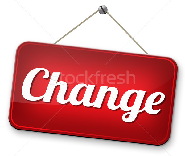 change ahead Stock photo © kikkerdirk