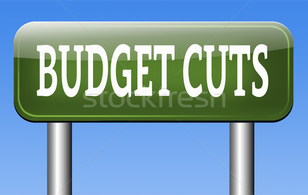 budget cuts Stock photo © kikkerdirk