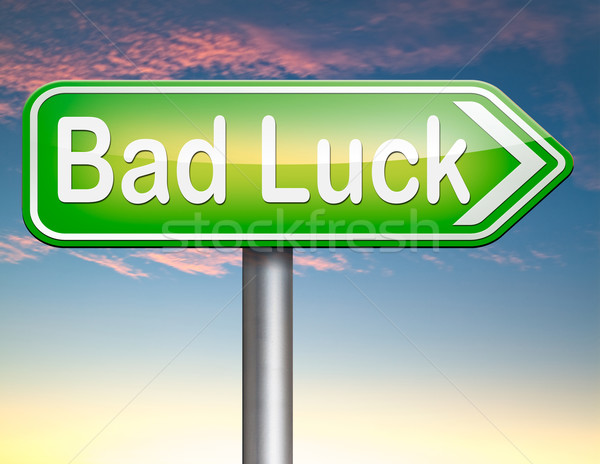 bad luck misfortune Stock photo © kikkerdirk