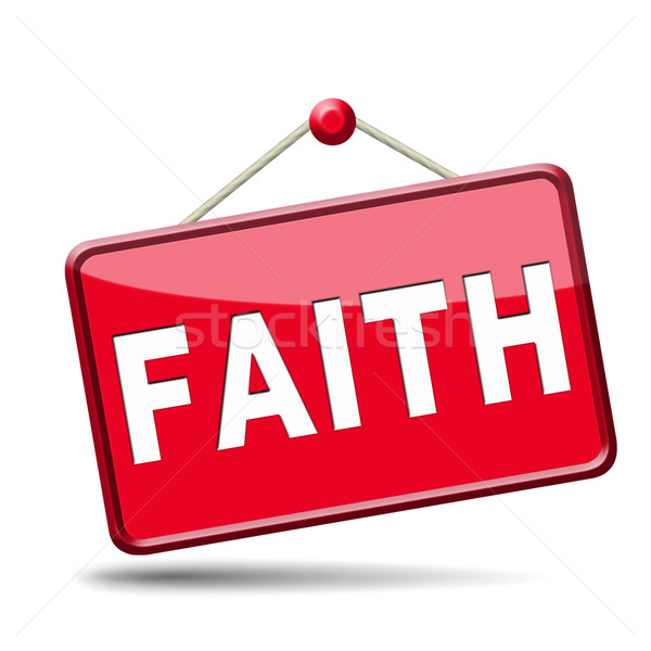 Glauben Symbol Vertrauen Glaube Gott jesus Stock foto © kikkerdirk