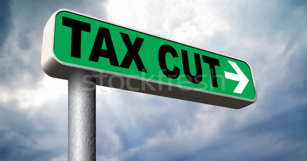 tax cut Stock photo © kikkerdirk