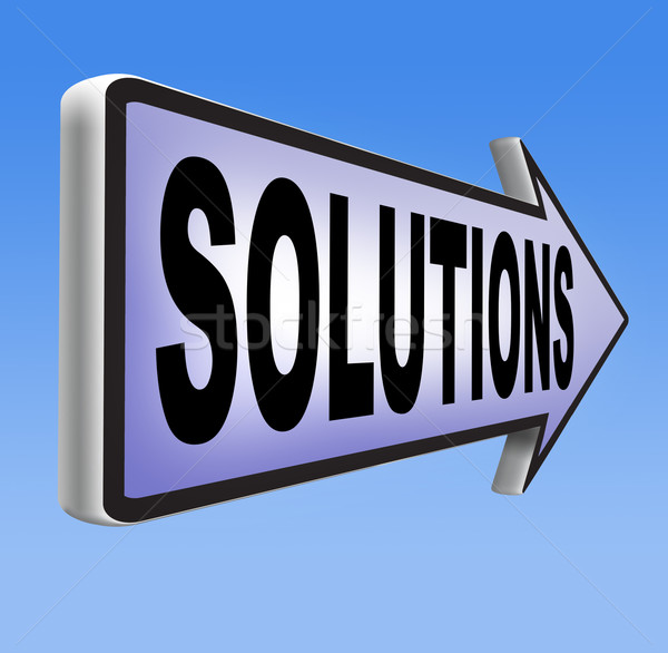 Stock photo: solutions